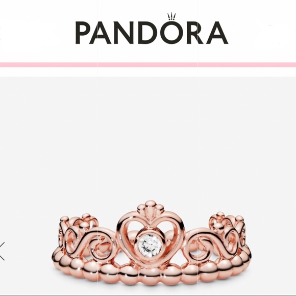 Pandora Princess Tiara Crown Ring - Picture 1 of 13